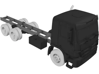 Mercedes-Benz Actros 3341 3D Model preview