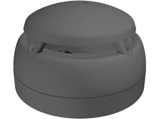 Smoke Detector 3D Model preview