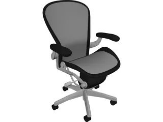 Herman Miller Aeron 3D Model preview
