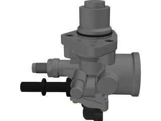 High pressure car fuel pump 3D Model preview