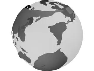 Earth 3D Model preview