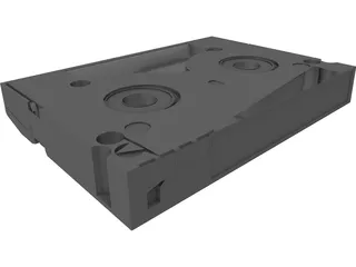 Panasonic MiniDV Cassette 3D Model preview
