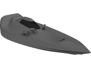 Boat 3D Model preview