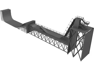 Mega Ramp 3D Model preview