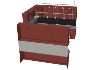 Kitchen 3D Model preview