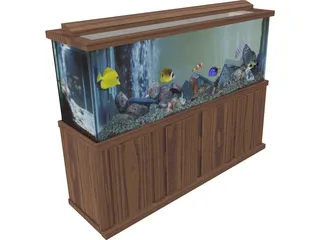 Aquarium 3D Model preview