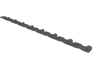 Chain Saw Teeth 3D Model preview