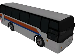 Volvo Bus [+Interior] 3D Model preview