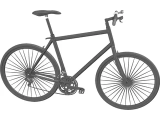 Bicycle 3D Model preview
