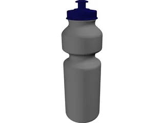 Drink Bottle 500 ml 3D Model preview