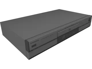 Panasonic DVD Player 3D Model preview