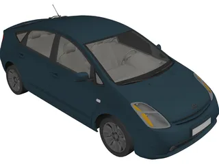 Toyota Prius 3D Model preview