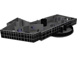 Art Gallery 3D Model preview