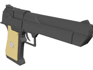Desert Eagle 3D Model preview