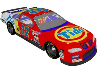 Nascar Stock Car 3D Model preview