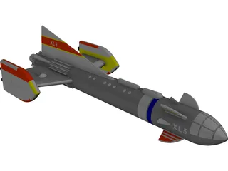 Fireball XL5 3D Model preview