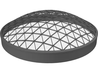 Building Dome 3D Model preview