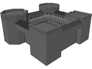 Building Dome 3D Model preview