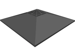 Building Pyramid 3D Model preview
