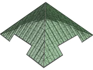 Building Pyramid 3D Model preview