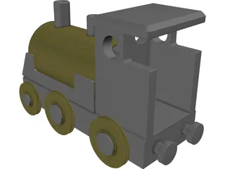 Locomotive 3D Model preview