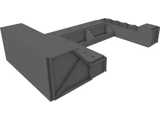 Case Wall 3D Model preview