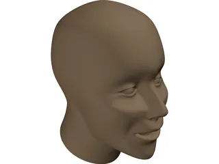 Human Head 3D Model preview
