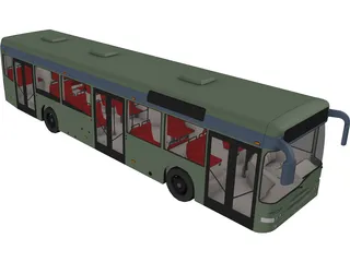 City Bus 3D Model preview