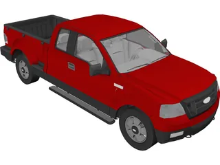 Ford F-150 Pickup 3D Model preview