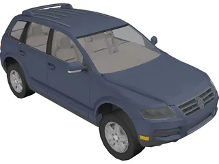 Volkswagen Touareg 3D Model preview