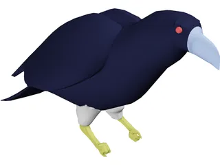 Raven 3D Model preview