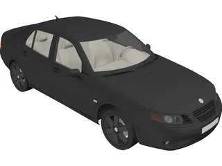 SAAB 9-5 3D Model preview