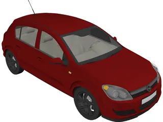 Opel Astra 3D Model preview