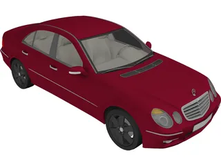 Mercedes-Benz E-class 3D Model preview