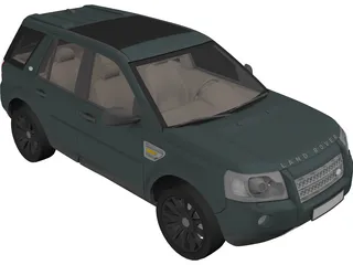 Land Rover Freelander 3D Model preview