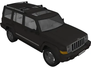 Jeep Commander 3D Model preview
