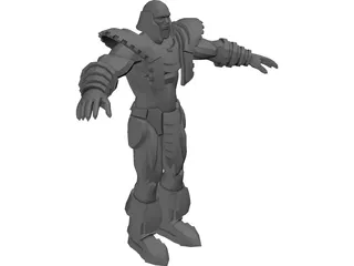 Terrax 3D Model preview