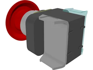 Stop Switch 3D Model preview
