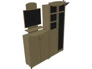 Wardrob 3D Model preview