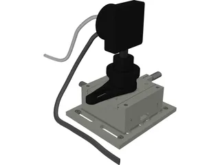 Si Detector 3D Model preview