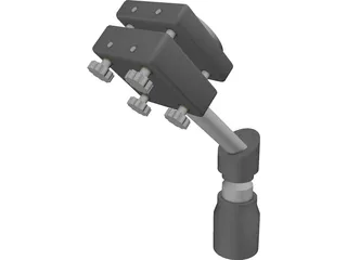 Adjustable Optical Mirror 3D Model preview