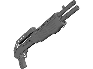 SPAS 12 3D Model preview