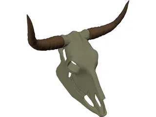 Cow Scull 3D Model preview