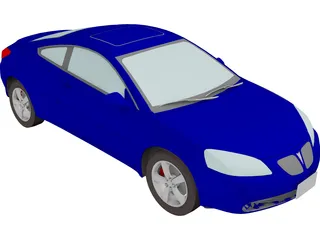 Pontiac G6 Coupe (2007) 3D Model preview