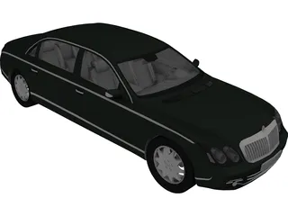 Maybach 62 3D Model preview