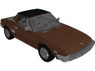 Fiat Bertone X19 3D Model preview