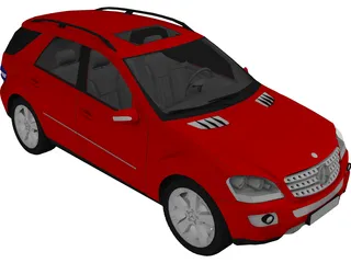 Mercedes-Benz ML500 (2007) 3D Model preview