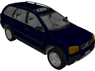 Volvo XC90 3D Model preview