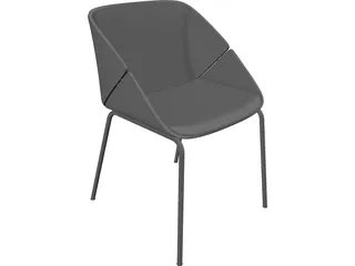 Knot Chair 3D Model preview
