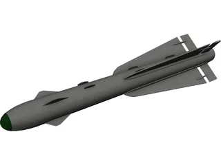 AIM-4D Falcon (RB28) 3D Model preview